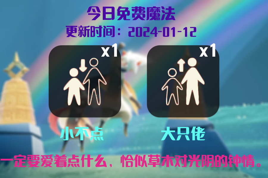 光遇2024.1.12每日任务详细位置[光遇任务]插图1