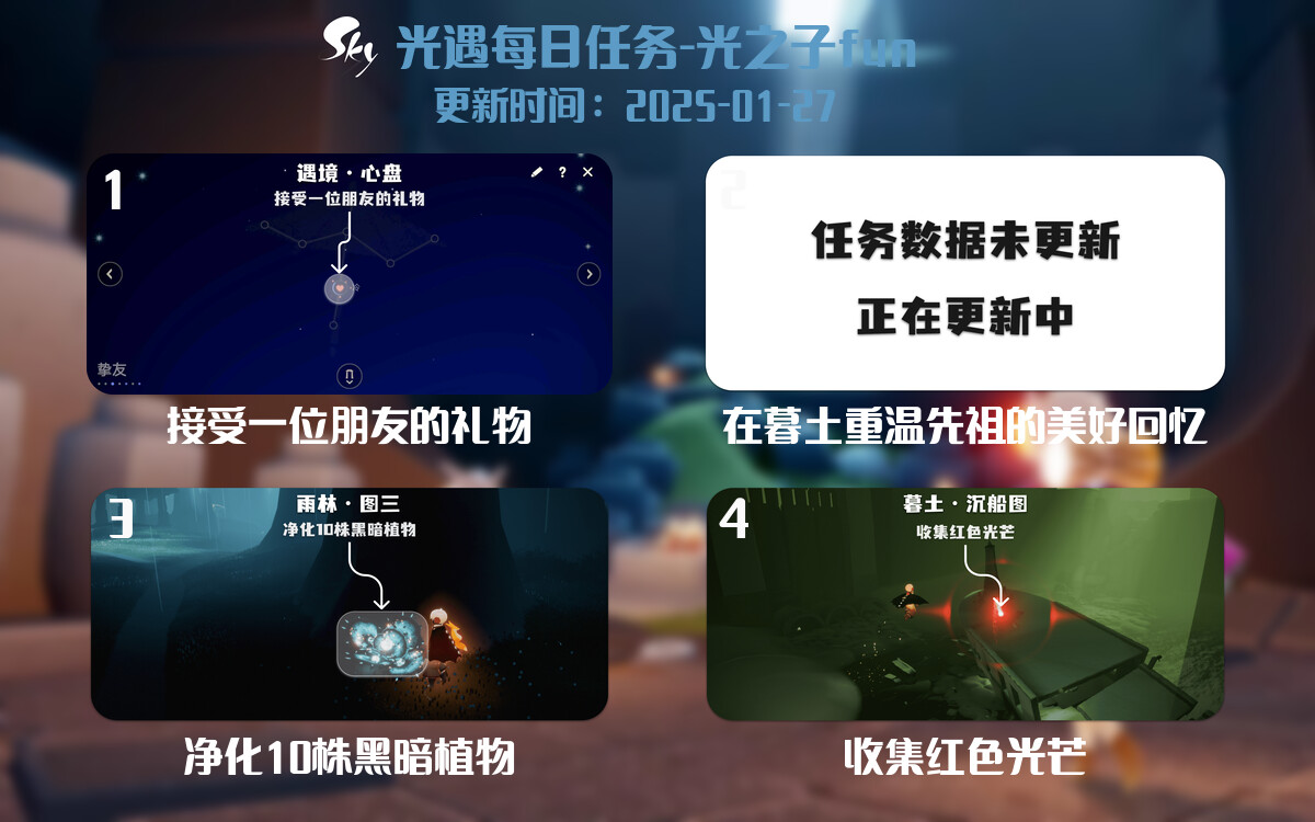 光遇2025.1.27每日任务详细位置[光遇任务]-光之子fun
