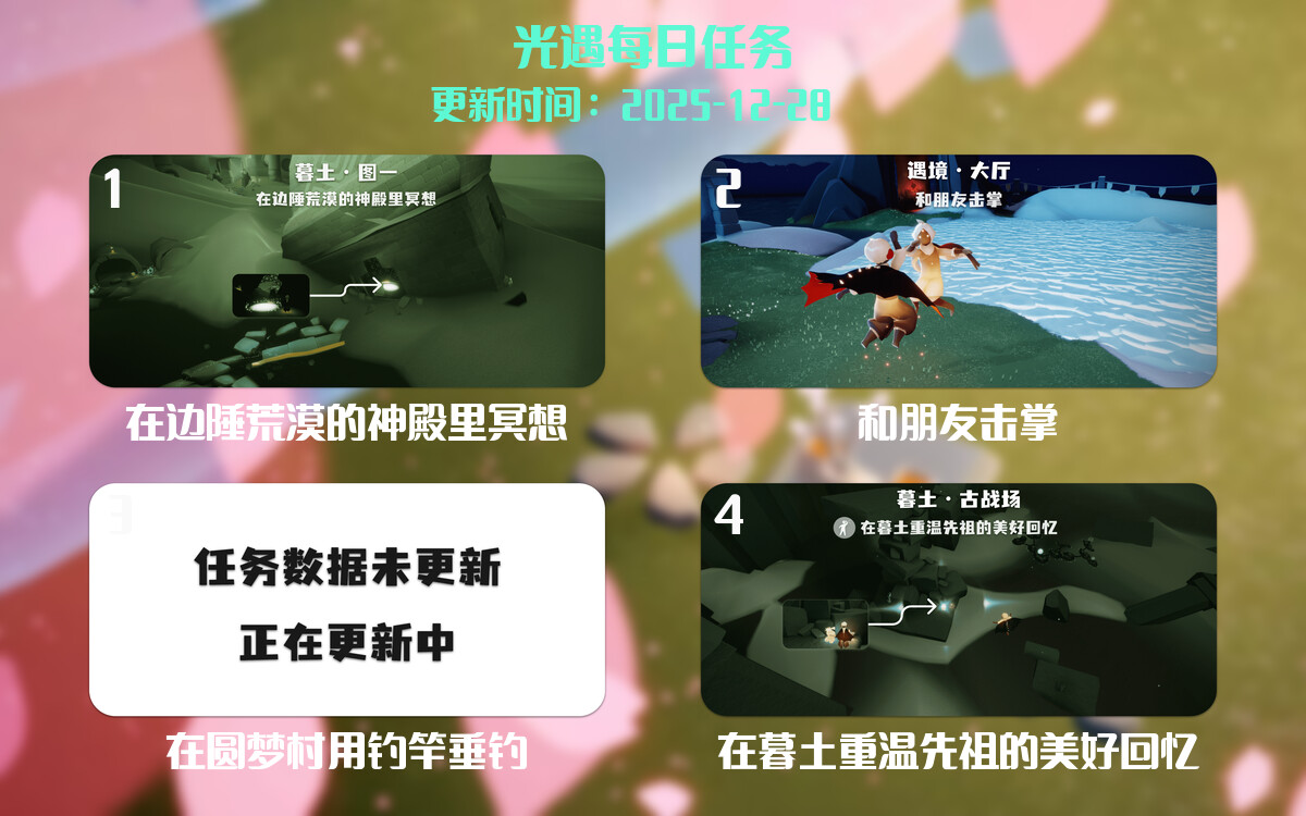 光遇2025.12.28每日任务详细位置[光遇任务]-光之子fun