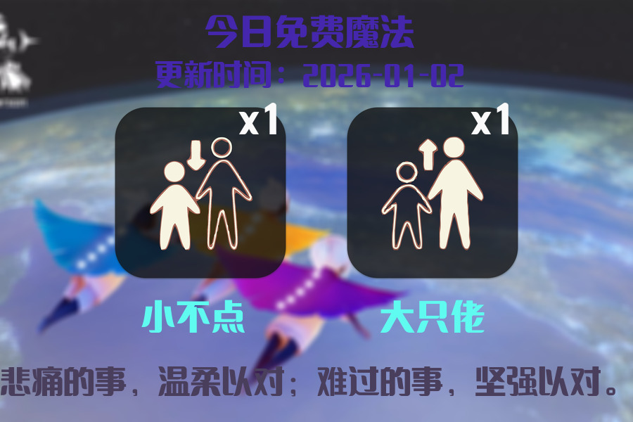 光遇2026.1.2每日任务详细位置[光遇任务]插图1