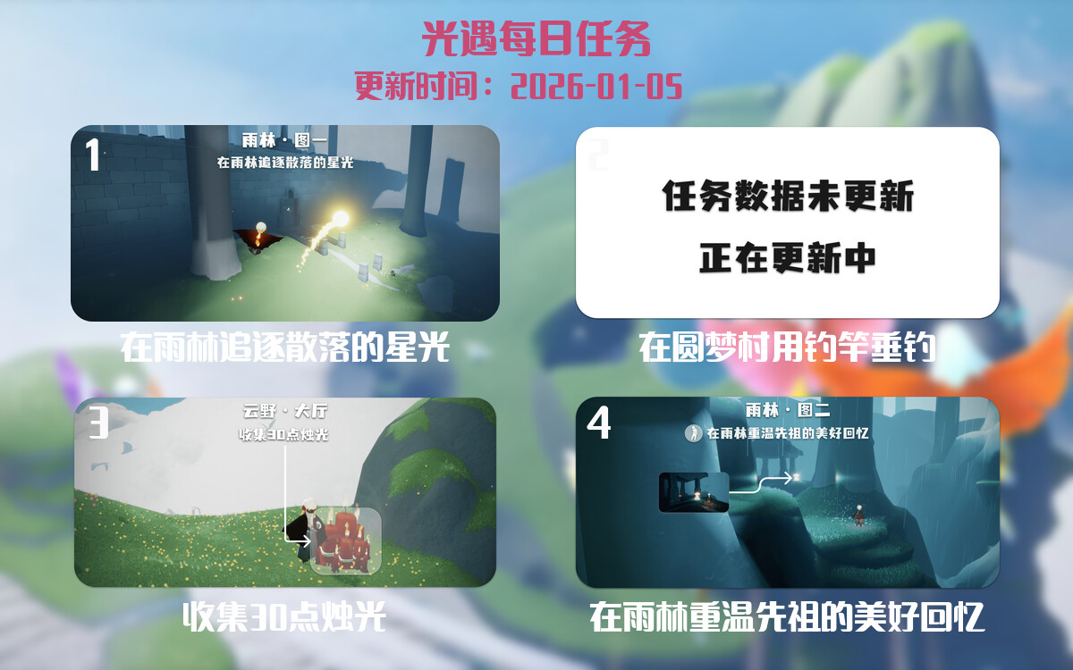 光遇2026.1.5每日任务详细位置[光遇任务]-光之子fun