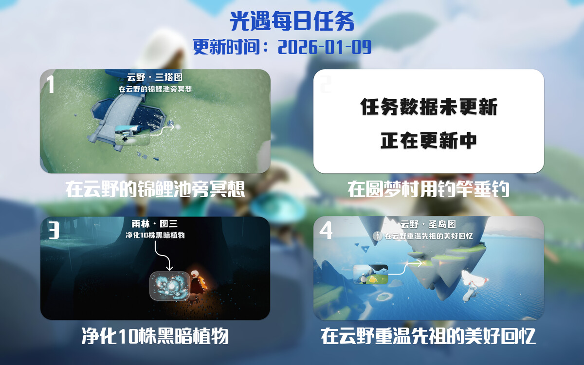 光遇2026.1.9每日任务详细位置[光遇任务]-光之子fun