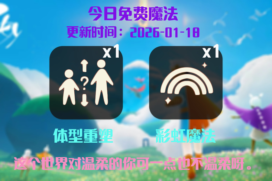 光遇2026.1.18每日任务详细位置[光遇任务]插图1