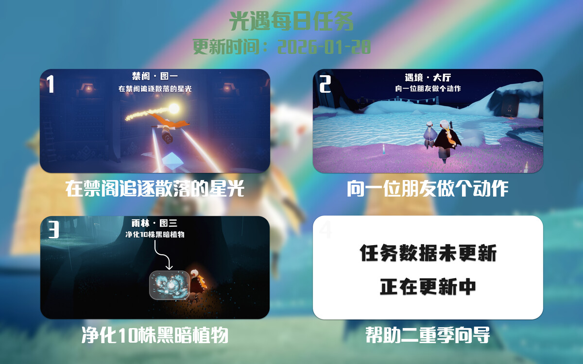 光遇2026.1.28每日任务详细位置[光遇任务]-光之子fun