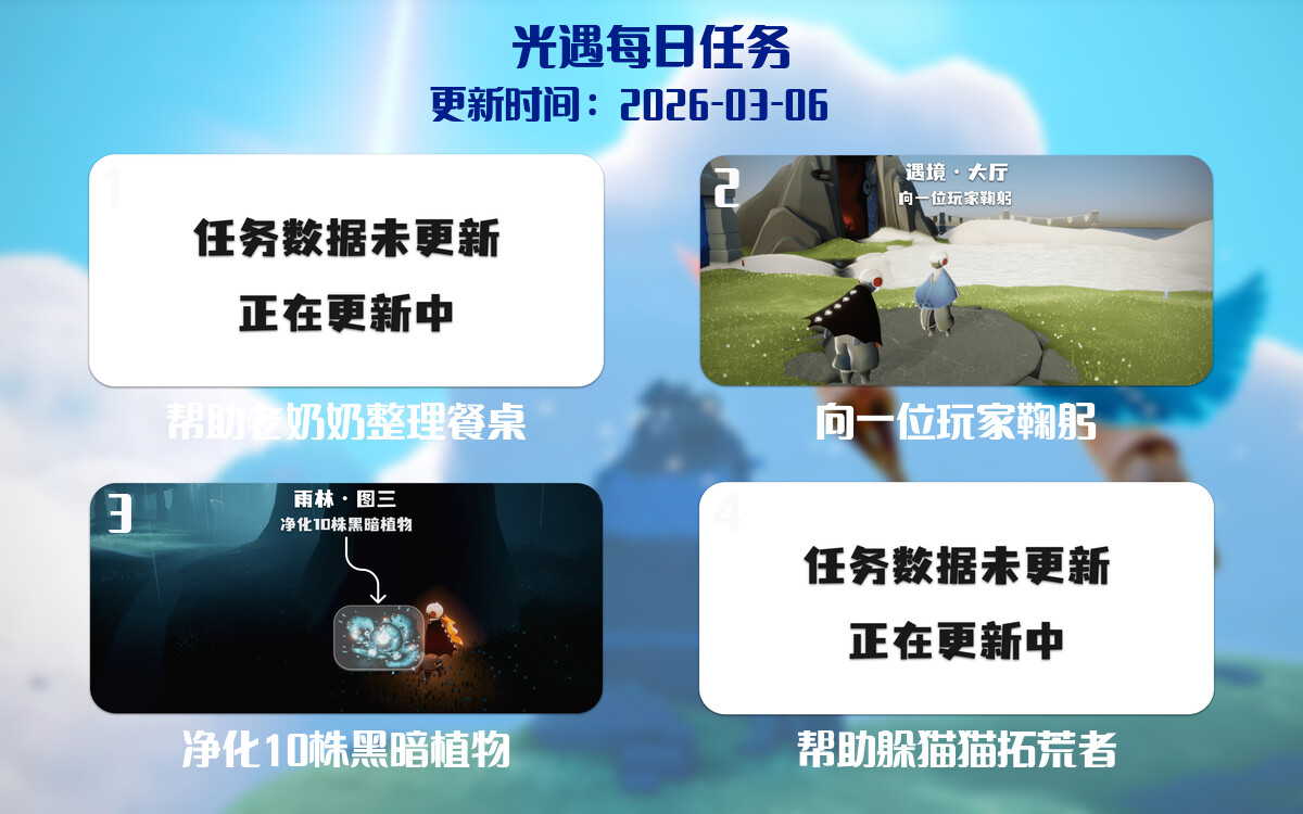 光遇2026.3.6每日任务详细位置[光遇任务]-光之子fun