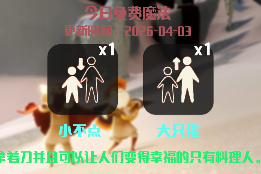 光遇2026.4.5每日任务详细位置[光遇任务]插图1