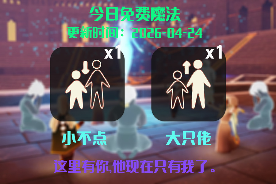 光遇2026.4.25每日任务详细位置[光遇任务]插图1