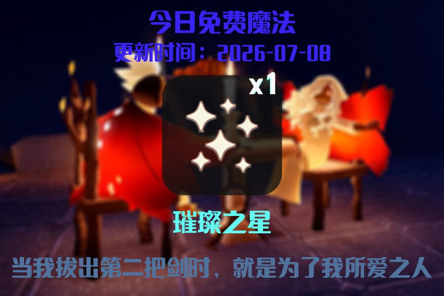 光遇2026.7.8每日任务详细位置[光遇任务]插图1