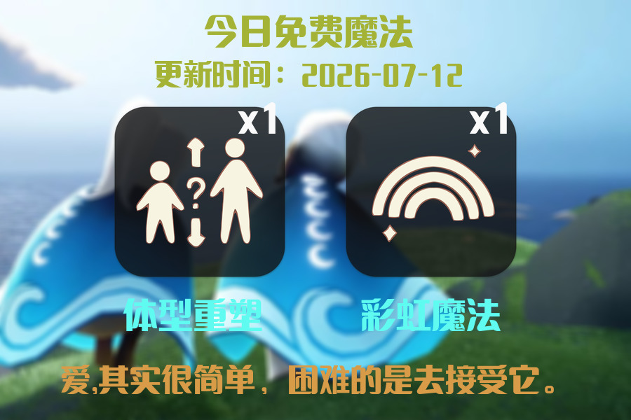 光遇2026.7.12每日任务详细位置[光遇任务]插图1
