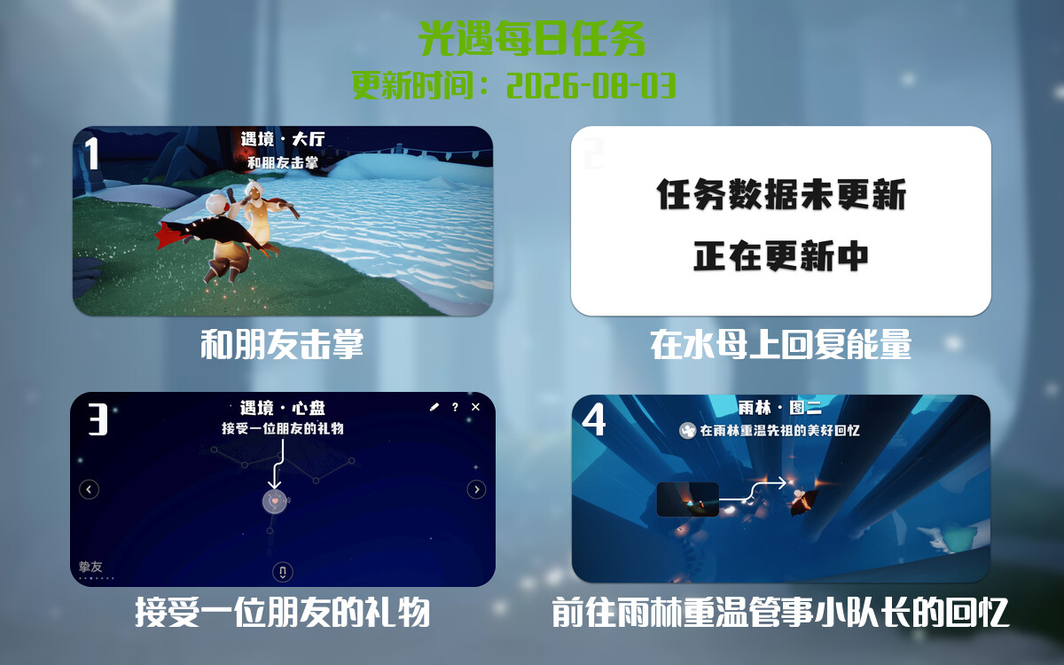 光遇2026.8.3每日任务详细位置[光遇任务]-光之子fun